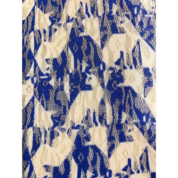 SOLD 60s 70s CATS Blue Baby Doll Mini GoGo Dress - Picture 3 of 4